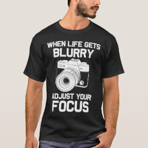 Camiseta Quando A Vida Esmaecer, Ajuste O Pho Da Câmera De