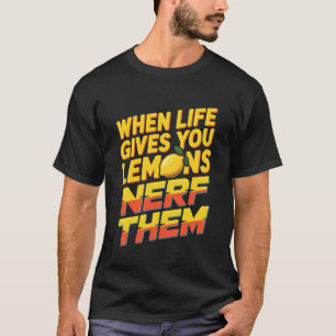 Camiseta Quando a Vida Lhe Dá Limões Amoleça-os Jogo de Gam