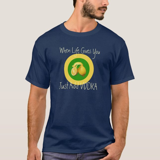 Camiseta Quando a vida lhe dá Limões Engraçado (Frente)