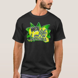 Camiseta Quando a vida lhe dá Pessoas saudáveis e limões