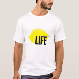 Camiseta "Quando a vida lhe der T gráfico dos limões"