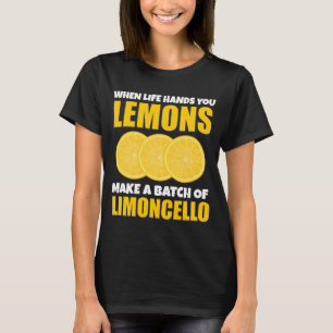 Camiseta Quando A Vida Mandar Você Limões Fazem O Lote Li