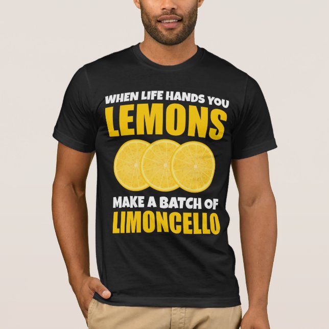 Camiseta Quando A Vida Mandar Você Limões Fazem O Lote Limo (Frente)