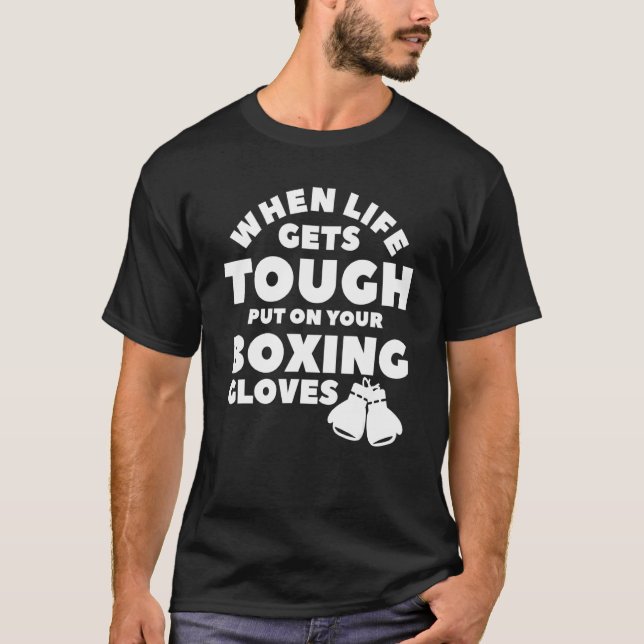 Camiseta Quando A Vida Se Torna Difícil Colocar Sua Caixa D (Frente)