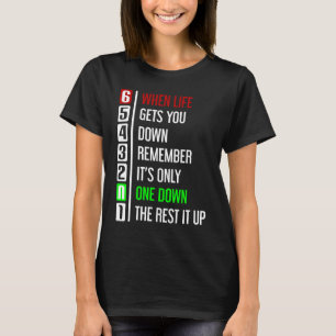 Camiseta Quando a Vida te Abate Humor de Motociclista Atrib