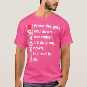 Camiseta Quando a Vida Te Abate Marchas 1N23456 Motocicleta