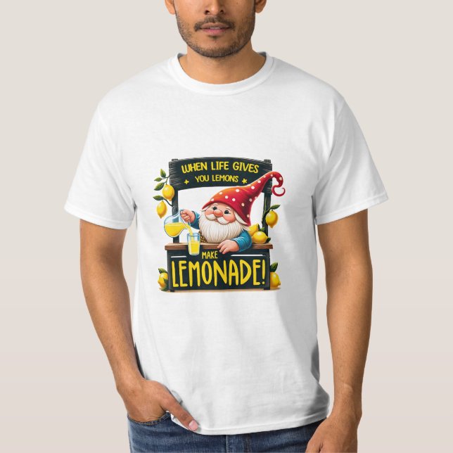 Camiseta Quando a vida te dá limão faz limonada (Frente)