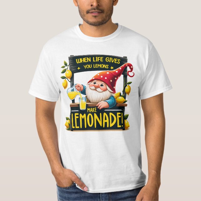 Camiseta Quando a vida te dá limão faz limonada (Frente)