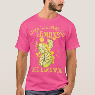 Camiseta Quando a vida te dá limões fazem limonada de citri