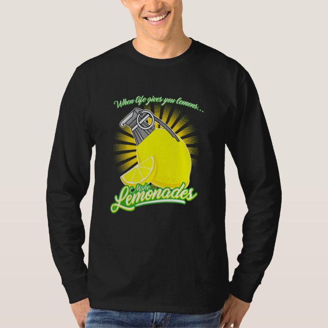 Camiseta Quando A Vida Te Dá Limões Fazem Limonadas (Frente)