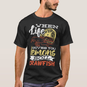 Camiseta Quando a vida te dá limões fervem lagosta lagosta