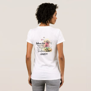 Camiseta Quando A Vida Te Dá Mais Do Que Você. Kneel
