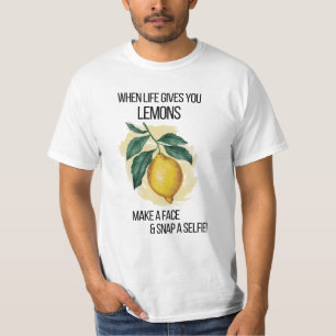 Camiseta Quando A Vida Te Dá Um Homem De Limões