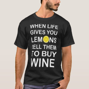 Camiseta Quando A Vida Te Dá Vinho De Comprar De Limões