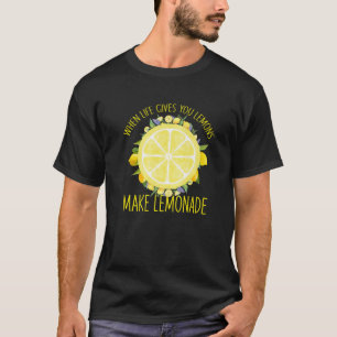 Camiseta Quando A Vida Te Dar Limões, Torne A Lemonada Engr