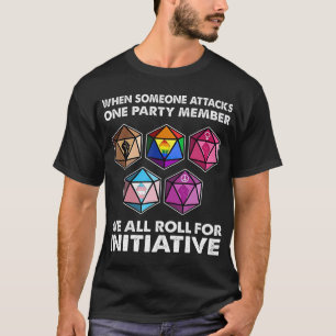 Camiseta Quando Alguém Ataca Um Membro De Um Partido, Todo