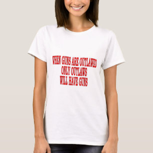 Camiseta quando as armas forem proibidas