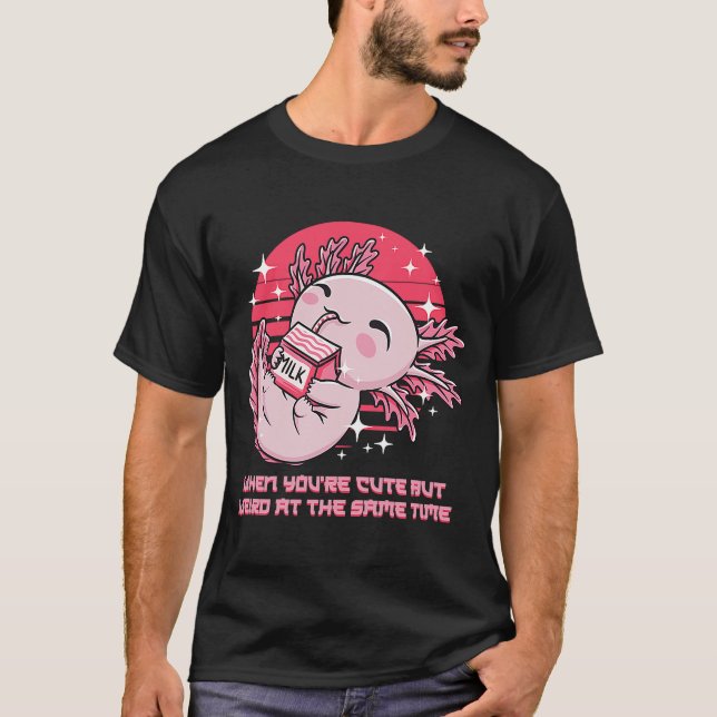 Camiseta Quando bonito, mas estranho ao mesmo tempo, anima  (Frente)
