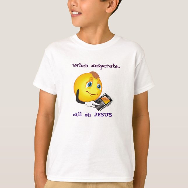 Camiseta Quando Chamada Desesperada de Jesus T-Shirt. (Frente)