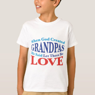 Camiseta Quando Deus Criou os Avós