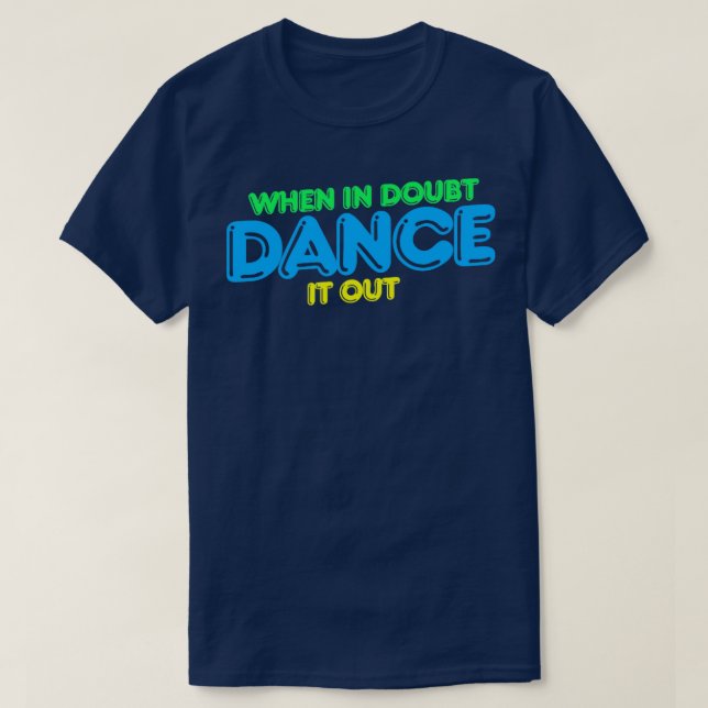 Camiseta Quando é que dançamos, retro dançarino (Frente do Design)