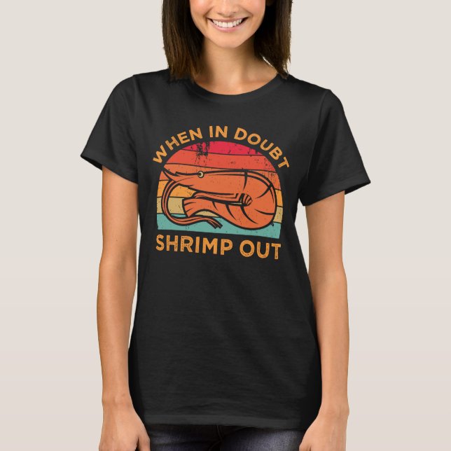 Camiseta Quando em Doubt Shrimp Jiu Jitsu (Frente)
