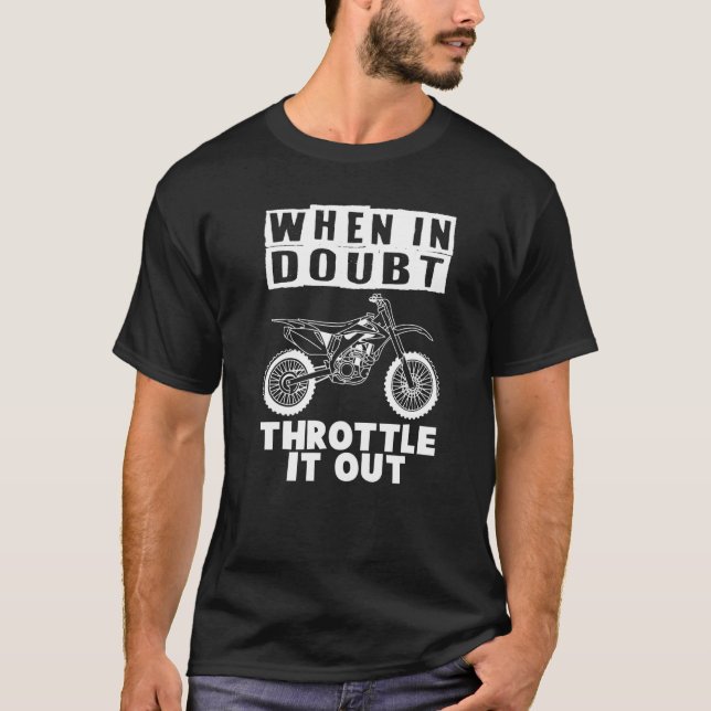 Camiseta Quando Em Dúvida, Acelere-O (Frente)