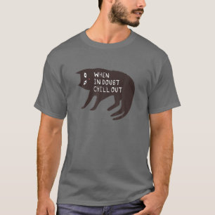 Camiseta Quando Em Dúvida Esfriar - Gato Engraçado