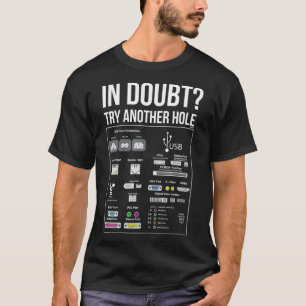Camiseta Quando em Dúvida tentar outro humor engraçado