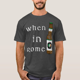 Camiseta Quando Em Roma, Bebendo do Dia do Santo Pattys