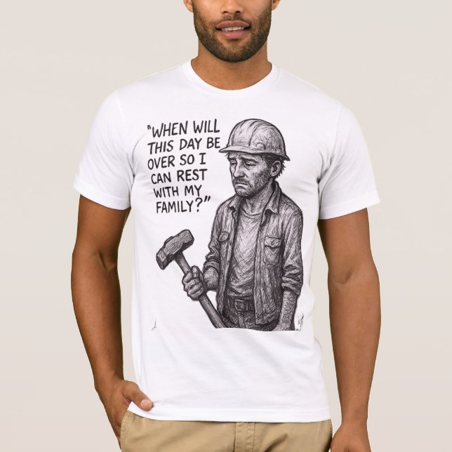 Camiseta Quando Este Dia Acabará? (Frente)