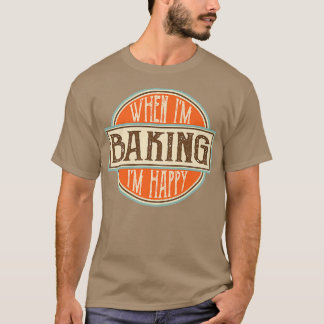 Camiseta Quando estou cozinhando, sou feliz citações motiva