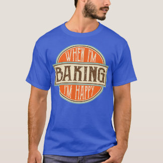 Camiseta Quando estou cozinhando, sou feliz citações motiva