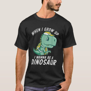 Camiseta Quando eu crescer, quero ser um Dinossauro Fossils