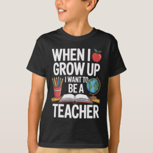 Camiseta Quando Eu Crescer Quero Ser Um Professor Para A Es
