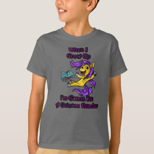 Camiseta Quando eu crescer, serei uma cor de leitor de Unic