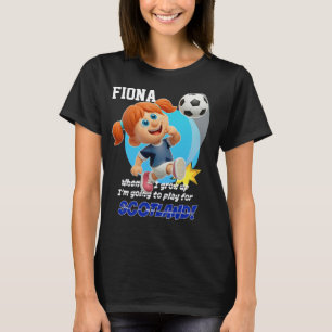 Camiseta Quando eu crescer vou jogar pela ESCÓCIA!
