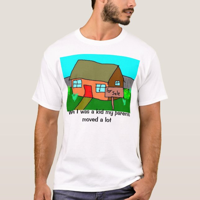 Camiseta Quando eu era um miúdo meus pais moveram-se muito (Frente)