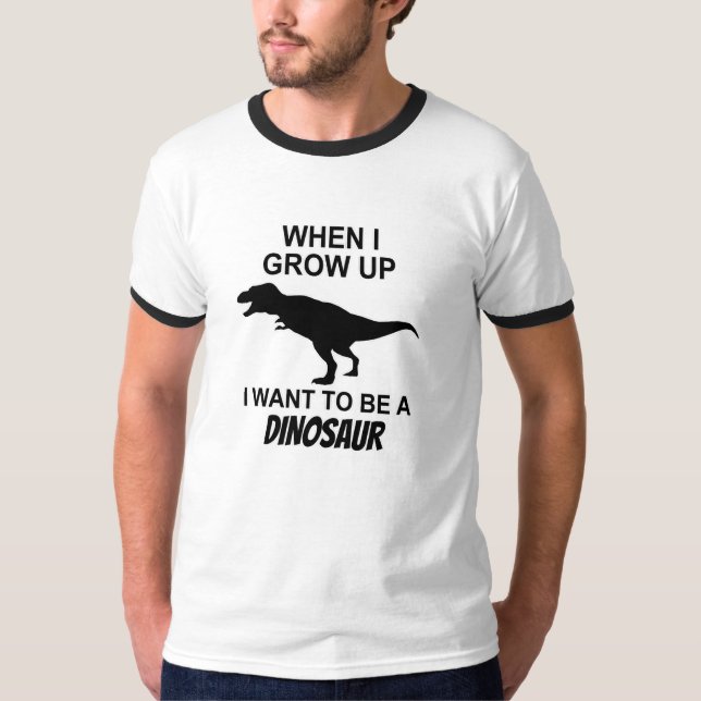 Camiseta Quando eu me cresço acima queira ser um t-shirt do (Frente)