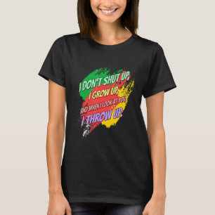Camiseta Quando Eu Olho Para Você Eu Lanço Humor Sarcástico