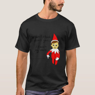 Camiseta Quando Eu Penso Em Você Eu Toco Minha Prateleira