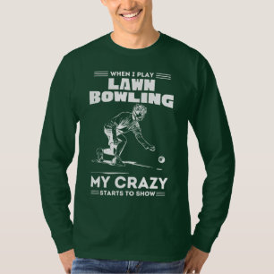Camiseta Quando eu toco boliche de grama minhas estrelas lo