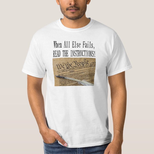 CAMISETA QUANDO FALHA TODA MAIS LEIA A CONSTITUIÇÃO (Frente)