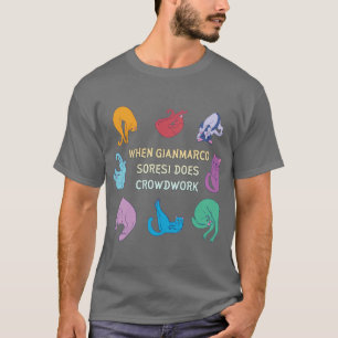 Camiseta Quando Gianmarco Soresi Faz Trabalho de Multidão