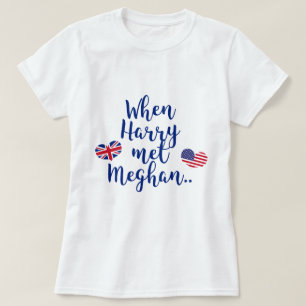Camiseta Quando Harry conheceu Meghan   Casamento Real Dive