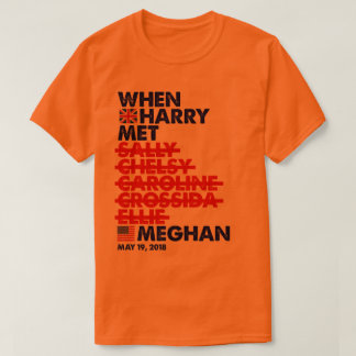 Camiseta Quando Harry Conheceu Meghan Casamento Real Quirky