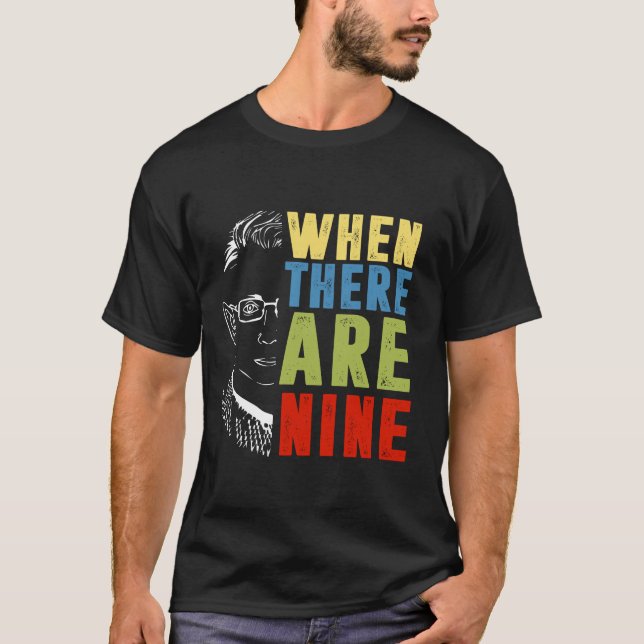 Camiseta Quando houver nove RBG (Frente)