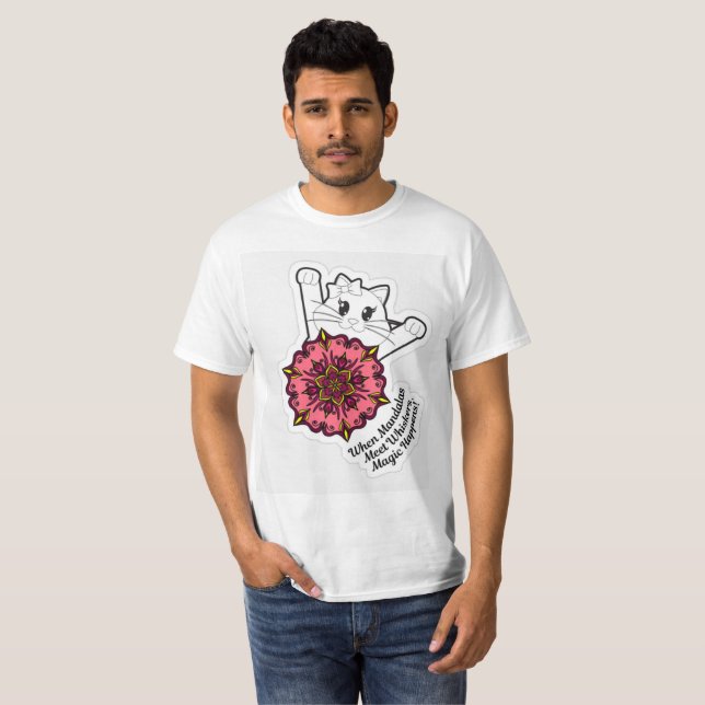 Camiseta Quando Mandalas Conheço Assaltadores, A Magia Acon (Frente Completa)
