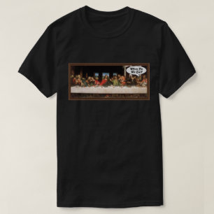 Camiseta Quando Nós Comemos? - Jantar de Natal Divertido da