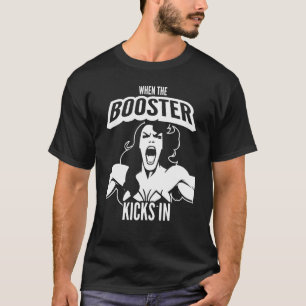 Camiseta Quando o galo bate na torção muscular Sayi